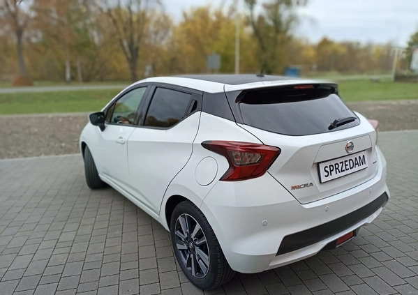 Nissan Micra cena 42499 przebieg: 62150, rok produkcji 2017 z Sieradz małe 106